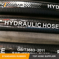 High Pressure Stainless Steel Wire Braided Reinforced Low Temperature Hydraulic Rubber Hose
