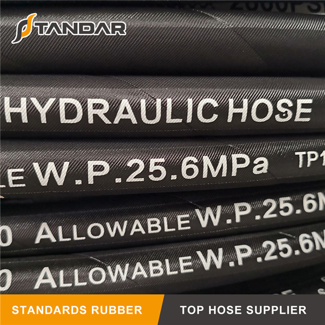 EN856 R12 High Pressure Flexible Hydraulic Rubber Hose