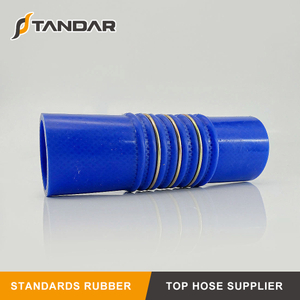 High Temperature Nylon Steel Wire Braided reinforced Hump Silicone Hose couplers