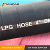 High Pressure Large Diameter Rubber coleman propane flex LPG gas Hose