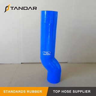 Bent high pressure Nylon Braided reinforced auto Silicone Rubber Hose
