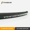 High Temperature flexible steel wire reinforced braided Hydraulic Rubber Steam Hose pipe