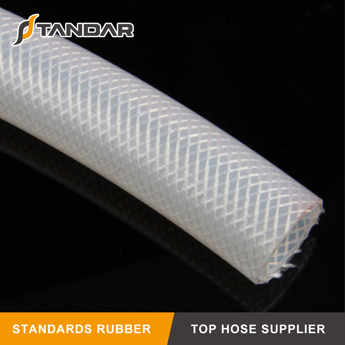 10 ft Soft 35A White High-Temp Silicone Rubber Inner Dia 1/8" Outer Dia 1/4" 