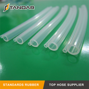 Food Grade Heat Resistant clear thin wall platinum cured Silicone Tubing