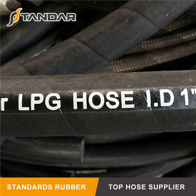 suraksha High Pressure Flexible Rubber propane flex LPG gas Hose pipe