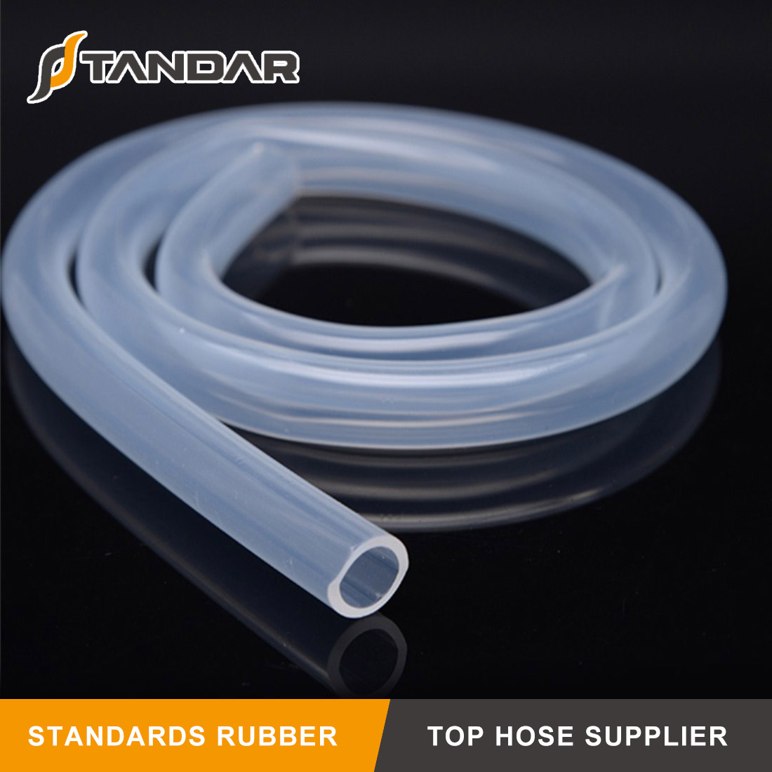 Low Pressure thin wall soft clear platinum cured Medical Grade Silicone tubing