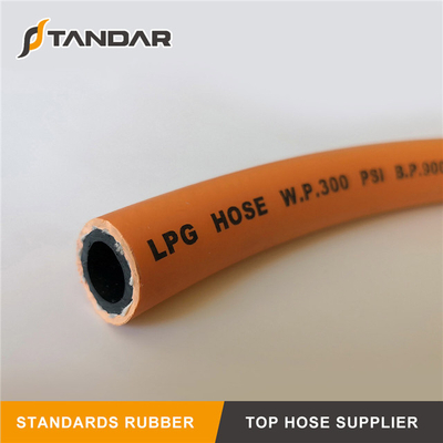 High Pressure Steel Wire Braid reinforced rubber propane Liquid Natural Gas LNG Hose