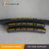 High Pressure Flexible Hydraulic Rubber propane Compressed Natural Gas CNG Hose pipe