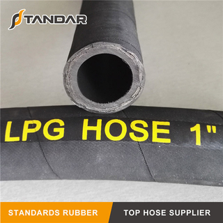 High Pressure Braided Hydraulic rubber propane LPG gas Hose
