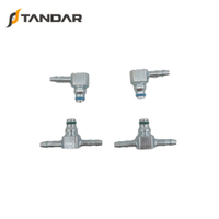 Metal Body Fuel Return Pipe Leak Off Connector For Citroen C3 Engine